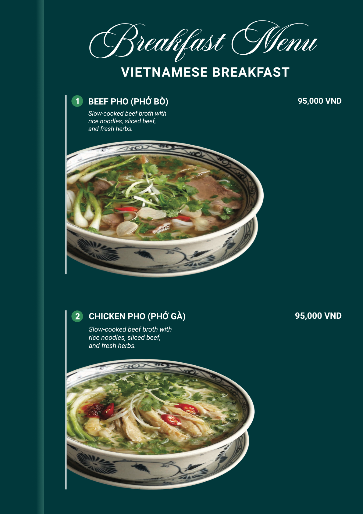 Golden Roof menu page 3