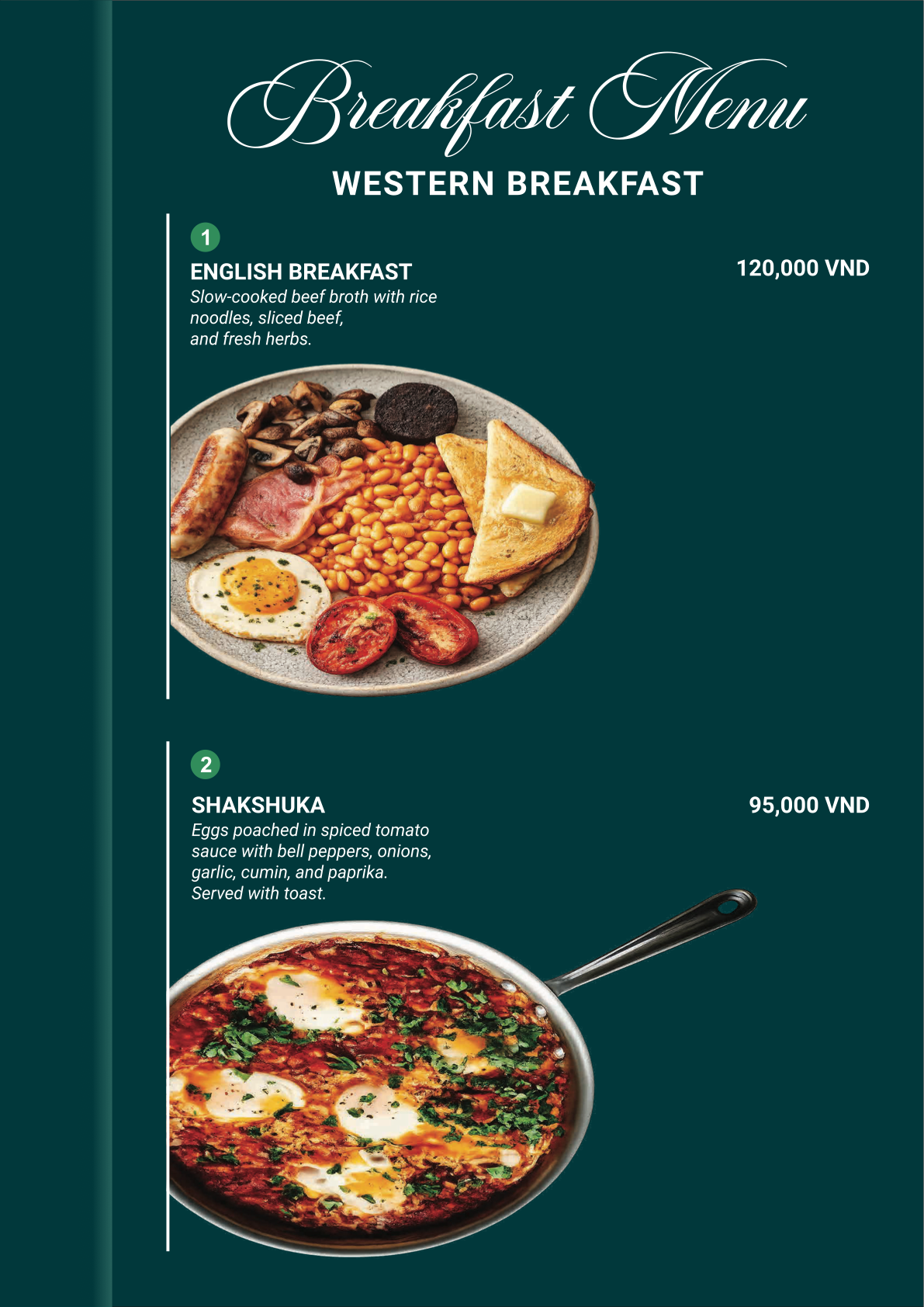 Golden Roof menu page 4