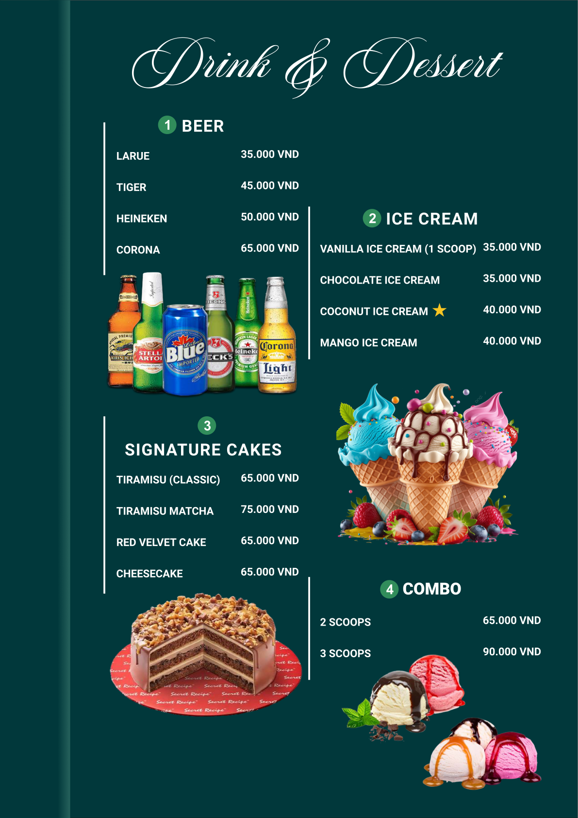 Golden Roof menu page 17